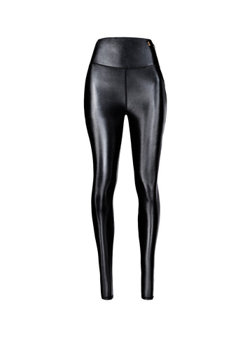 EMILY LEGGINGS IN BLACK | GOLD ROSE